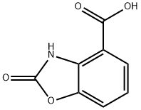 4-BENZOXAZOLECARBOXYLIC ACID, 2,3-DIHYDRO-2-OXO-, 100960-55-2, 结构式