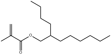 2-butyloctyl methacrylate Struktur