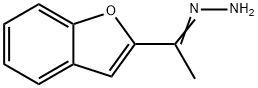 Ethanone, 1-(2-benzofuranyl)-, hydrazone Structure