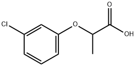 2-(3-Chlorophenoxy)-propionic acid Structure