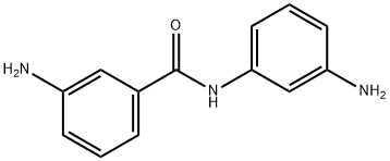 3-氨基-N-(3-氨基苯基)苯甲酰胺 结构式