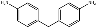 4,4'-ジアミノジフェニルメタン 化学構造式
