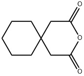 1,1-环己基二乙酸酐,1010-26-0,结构式