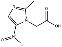 2-methyl-5-nitroimidazol-1-ylacetic acid Structure