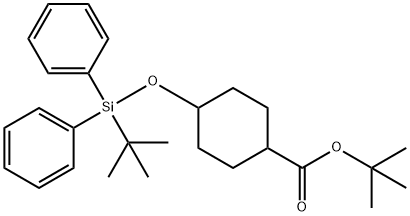 tert-Butyl 4-((tert-butyldiphenylsilyl)-oxy)cyclohexanecarboxylate