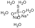 ナトリウム チオサルフェト 五水和物 化学構造式