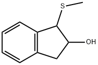 2-hydroxy-1-methylthioindane,101020-62-6,结构式