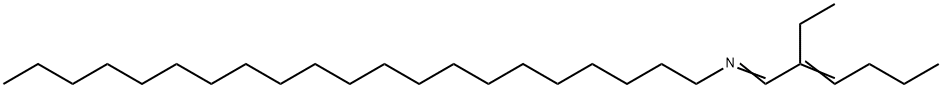 N-(2-Ethyl-2-hexenylidene)-1-heneicosanamine Structure