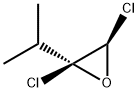 Oxirane, 2,3-dichloro-2-(1-methylethyl)-, trans- (9CI) Structure