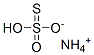 ammonium hydrogen thiosulphate Structure