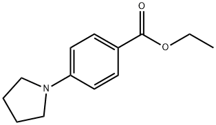 4-PYRROLIDIN-1-YL-BENZOIC ACID ETHYL ESTER Structure
