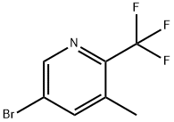 5-BroMo-3-Methyl-2-(trifluoroMethyl)pyridine Structure