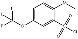2-Methoxy-5-(trifluoromethoxy)benzenesulfonyl chloride Struktur