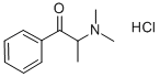 A-DIMETHYLAMINO PROPIOPHENONE HYDROCHLORIDE Structure