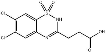 101063-94-9 6,7-Dichloro-2H-1,2,4-benzothiadiazine-3-propanoic acid 1,1-dioxide