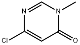 6-クロロ-3-メチルピリミジン-4(3H)-オン 化学構造式