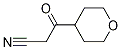 3-oxo-3-(tetrahydro-2H-pyran-4-yl)propanenitrile Struktur