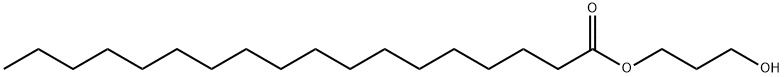 オクタデカン酸3-ヒドロキシプロピル 化学構造式