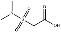 Dimethylsulfamoyl-acetic acid Structure