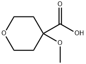 Tetrahydro-4-methoxy-2H-pyran-4-carboxylic acid Structure