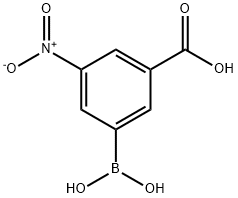 3-Carboxy-5-nitrophenylboronic acid Struktur