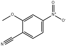 2-シアノ-5-ニトロアニソール 化学構造式