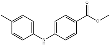 4-P-TOLYLAMINO-BENZOIC ACID METHYL ESTER, 101089-83-2, 结构式