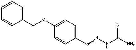 4-(苄氧基)苯甲醛缩氨基硫脲, 101091-29-6, 结构式