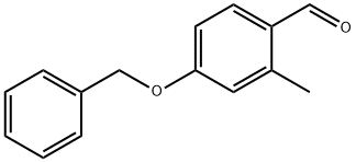 2-甲基-4-苄氧基苯甲醛 结构式