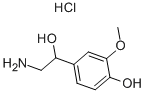 rac-(R*)-α-(アミノメチル)-4-ヒドロキシ-3-メトキシベンゼンメタノール·塩酸塩