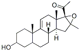 16,17-Epoxy-16-methyl pregn-9(11)-en-3-ol-20-one Struktur