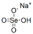 Selenic acid, monosodium salt Structure