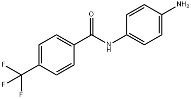 N-(4-aminophenyl)-4-(trifluoromethyl)benzamide 化学構造式