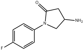 4-氨基-1-(4-氟苯基)吡咯烷-2-酮盐酸盐,1011357-90-6,结构式