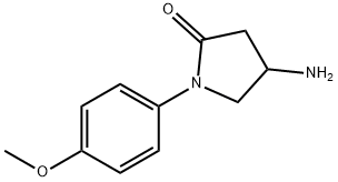 4-氨基-1-(4-甲氧苯基)吡咯烷-2-酮盐酸盐,1011357-93-9,结构式