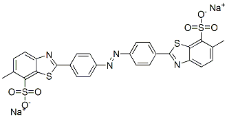 disodium 2,2'-(azodi-p-phenylene)bis[6-methylbenzothiazole-7-sulphonate]|二钠2,2'-(1,2-二氮烯二基二-4,1-亚苯基)二(6-甲基-1,3-苯并噻唑-7-磺酸酯)