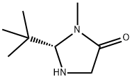 (S)-2-(叔丁基)-3-甲基-4-咪唑烷酮 结构式