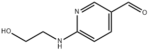 6-(2-hydroxyethylaMino)nicotinaldehyde Struktur