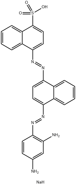 sodium 4-[[4-[(2,4-diaminophenyl)azo]naphthyl]azo]naphthalene-1-sulphonate Structure