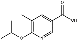 6-ISOPROPOXY-5-METHYLNICOTINIC ACID Structure
