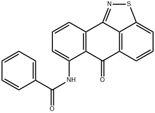 N-(6-옥소-6H-안트라[9,1-cd]이소티아졸-7-일)벤즈아미드