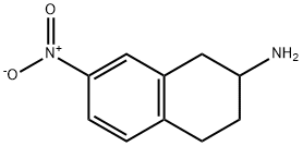 7-NITRO-1,2,3,4-TETRAHYDRO-NAPHTHALEN-2-YLAMINE Structure