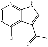 3-乙酰基-4-氯-7-氮杂吲哚,1011711-52-6,结构式