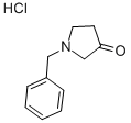 1-Benzyl -3-pyrrolidinone hydrochloride Structure