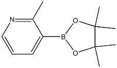 2-Methyl-3-(4,4,5,5-tetraMethyl-1,3,2-dioxaborolan-2-yl)pyridine Structure