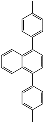 Naphthalene, 1,4-bis(4-methylphenyl)- Struktur
