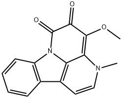 4-Methoxy-3-methyl-3H-indolo[3,2,1-de][1,5]naphthyridine-5,6-dione,101219-63-0,结构式