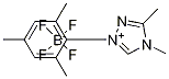 1-Mesityl-3,4-dimethyl-4H-1,2,4-triazol-1-ium tetrafluoroborate Structure