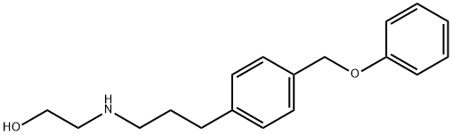 2-[3-(4-phenylmethoxyphenyl)propylamino]ethanol Structure