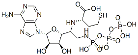 (5'-((N-triphosphoamino)methyl)adenosyl)homocysteine 结构式